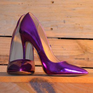 Metallic Purple Pumps Size 42